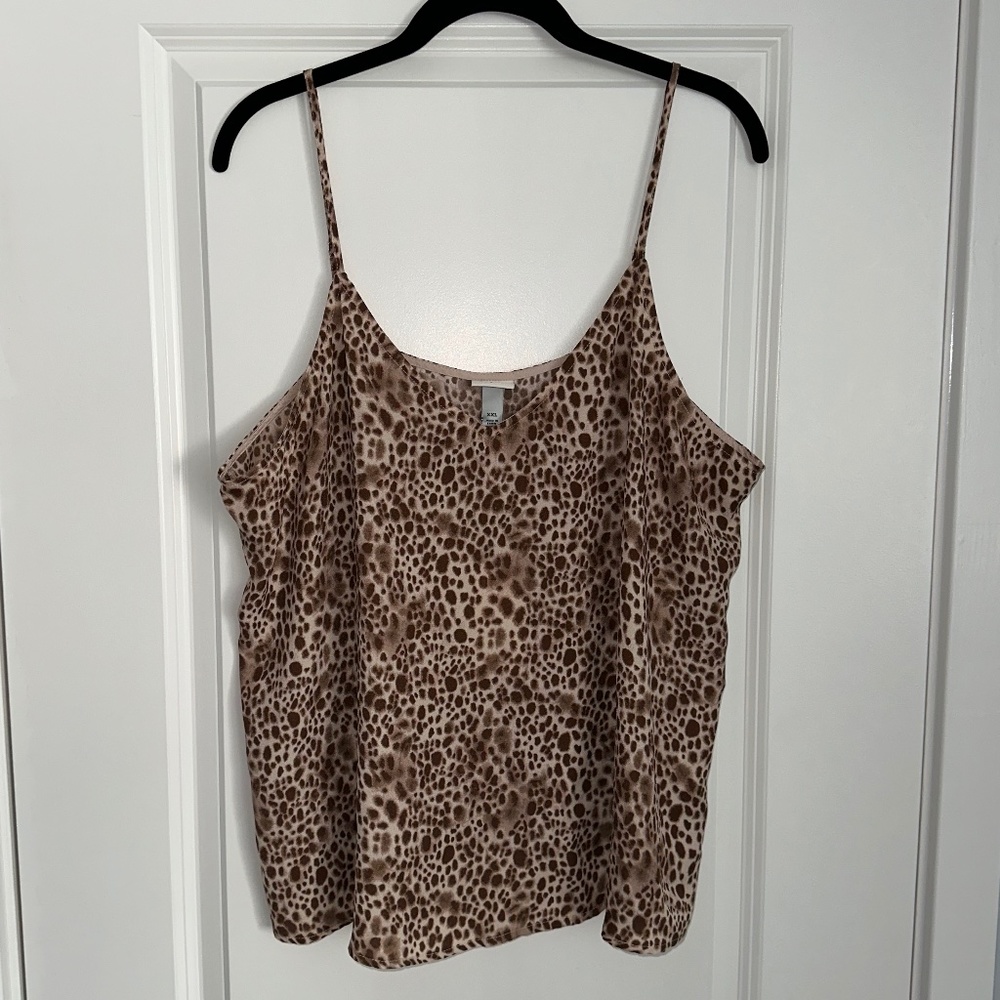 A New Day Cheetah Print Tank Top